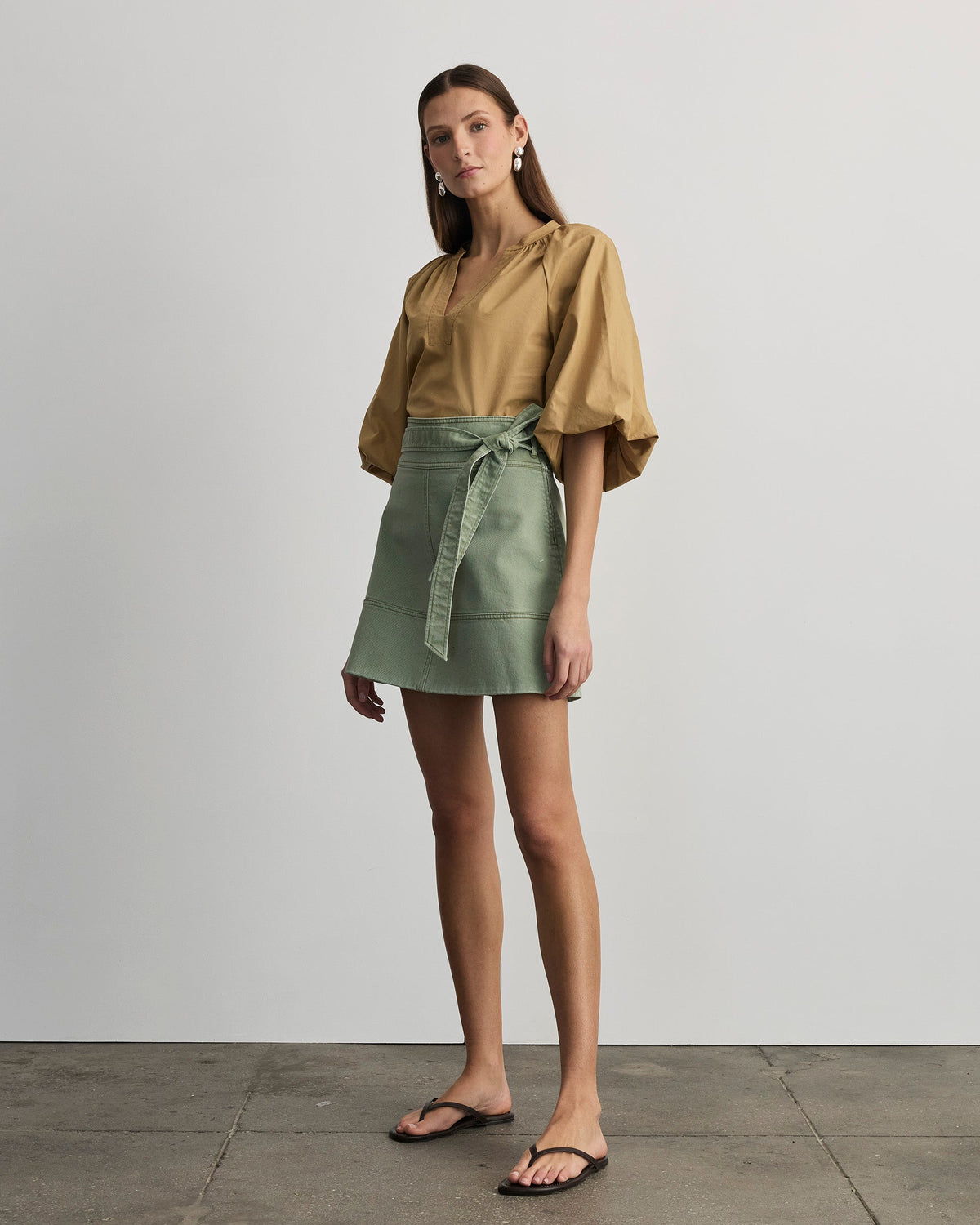 Courtney Skirt in Pistachio