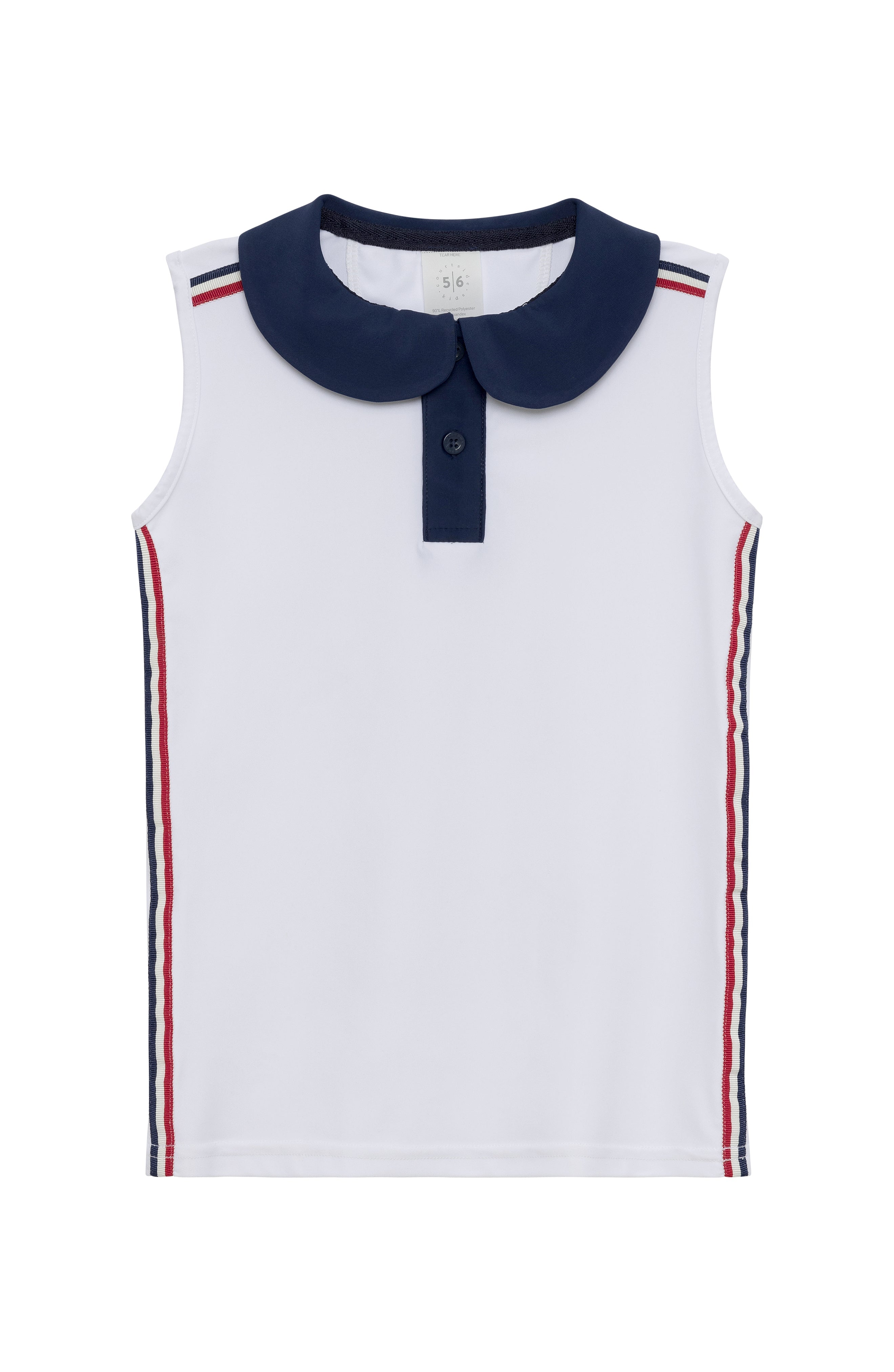 Girly Girl Tank in Liberty White with Ribbon