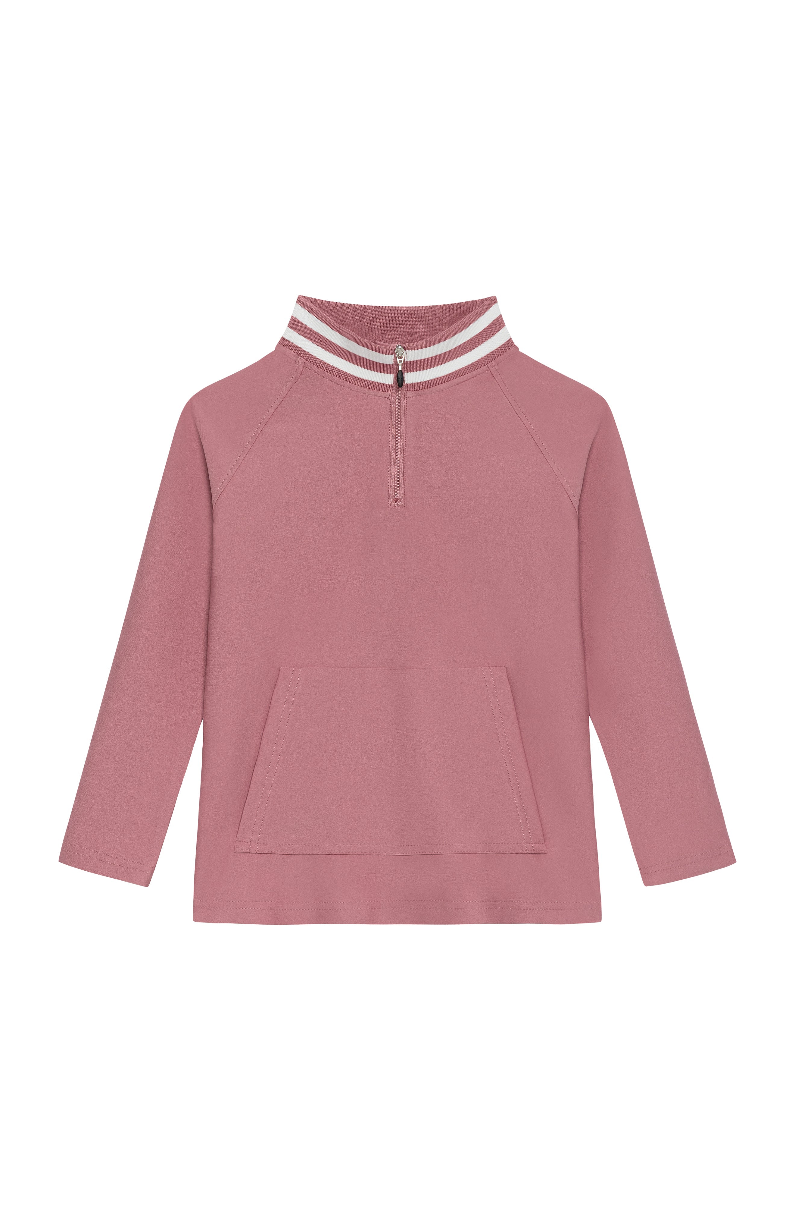 Half-Zip in Dusty Pink