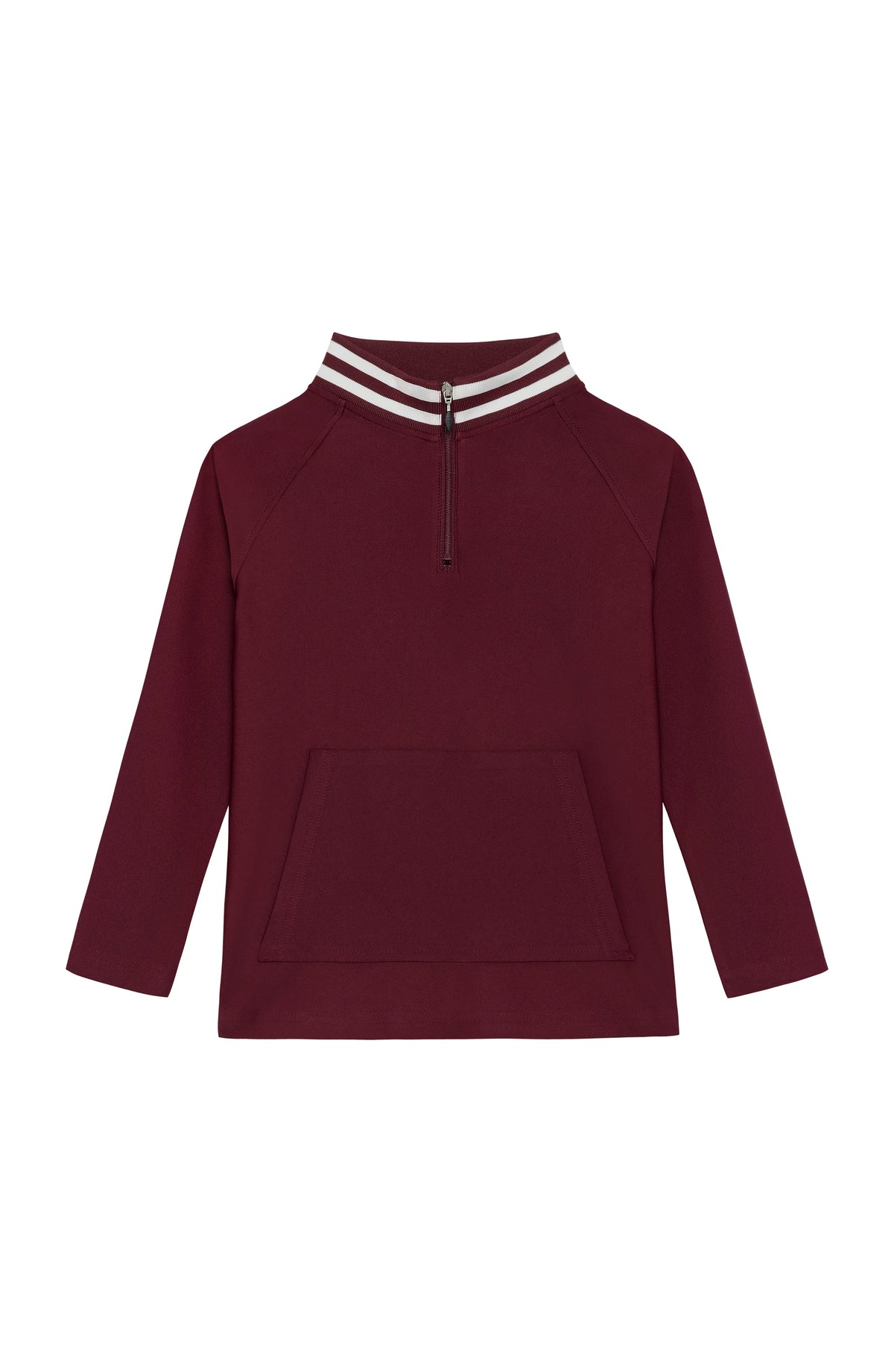Half-Zip in Maroon