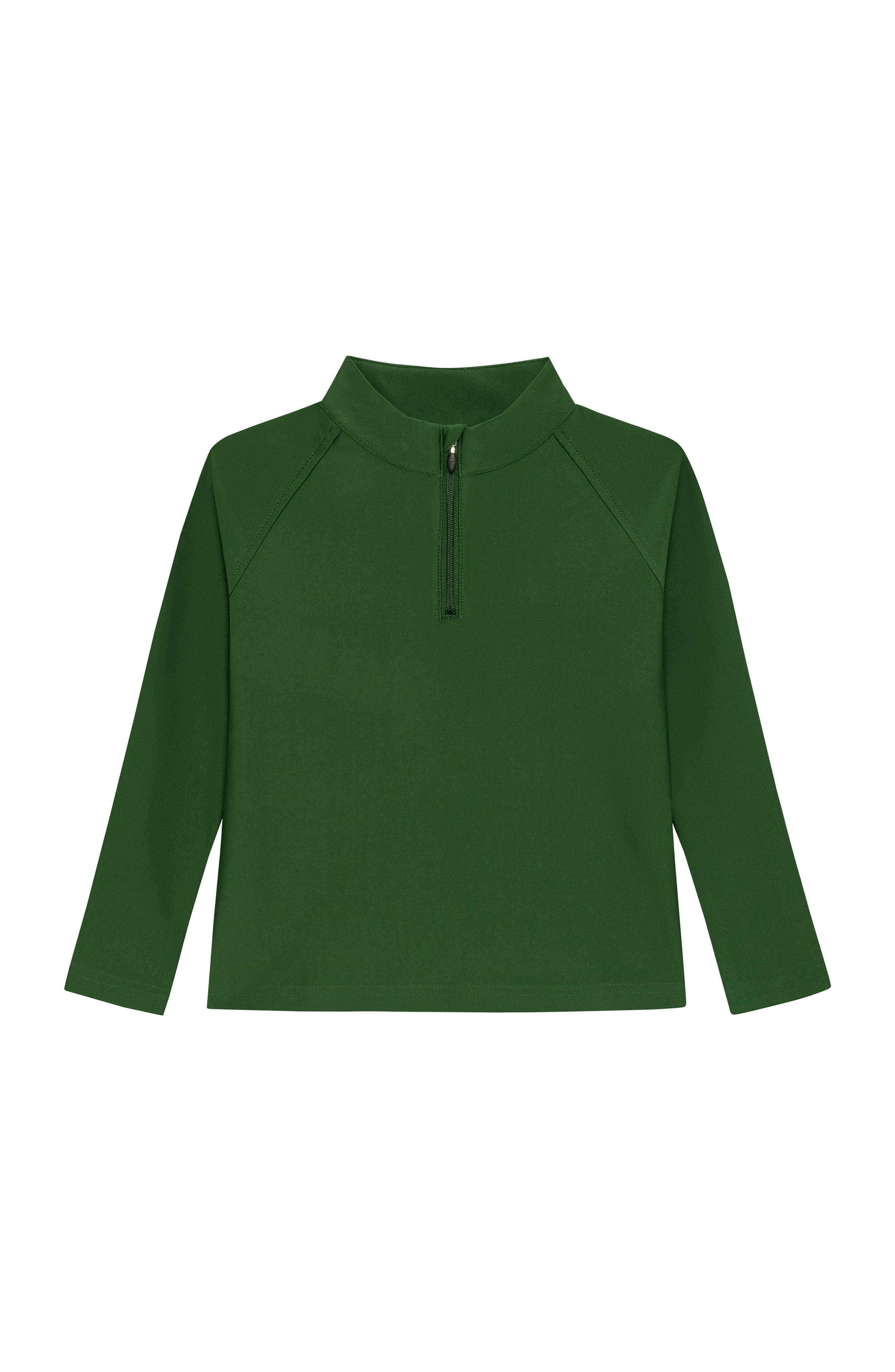 Half-Zip in Dark Green