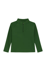 Half-Zip in Dark Green