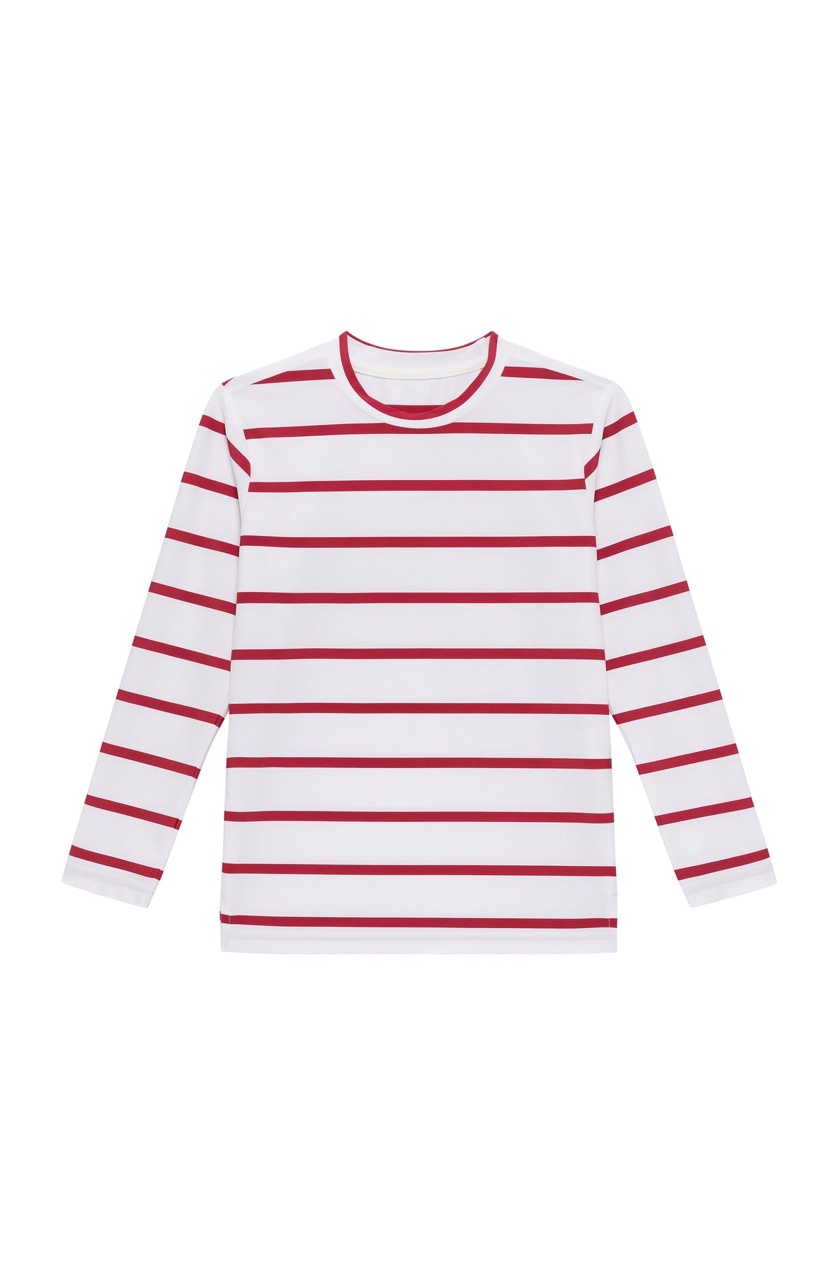 Sail Practice Tee in Red & White Stripe