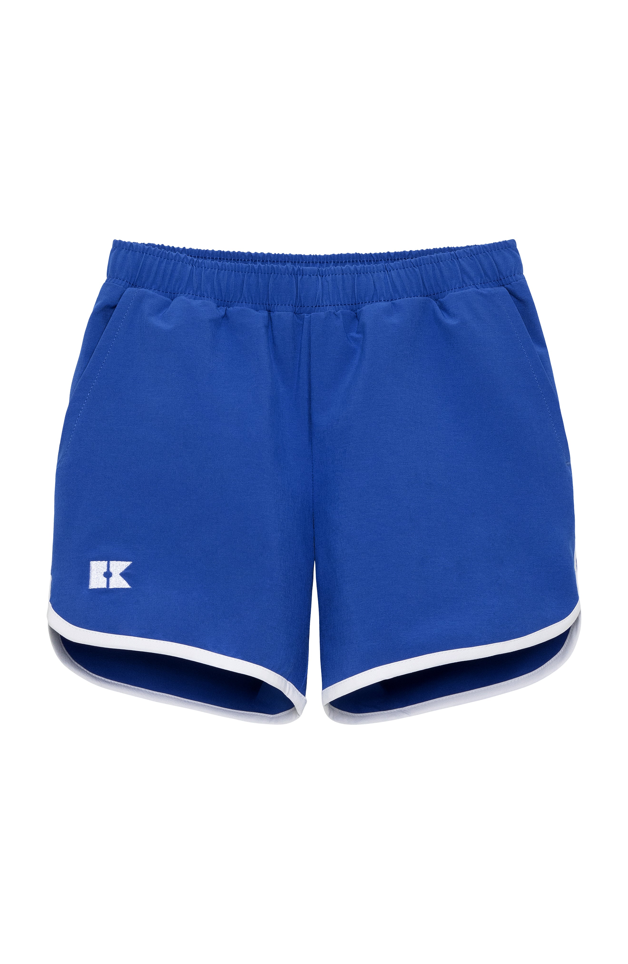 Retro Super Short in Royal Blue with White Piping