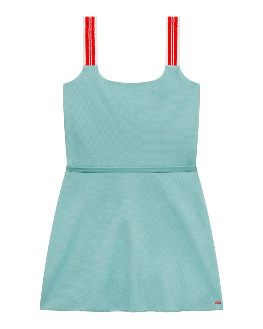 Court Stretch Dress in Blue Lagoon