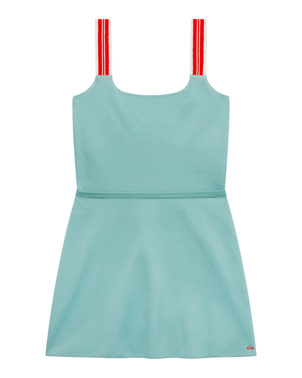 Court Stretch Dress in Blue Lagoon