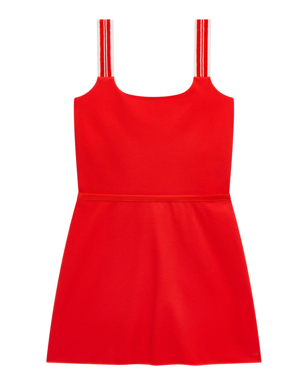 Court Stretch Dress in Spence Red
