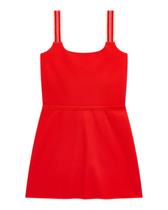Court Stretch Dress in Spence Red