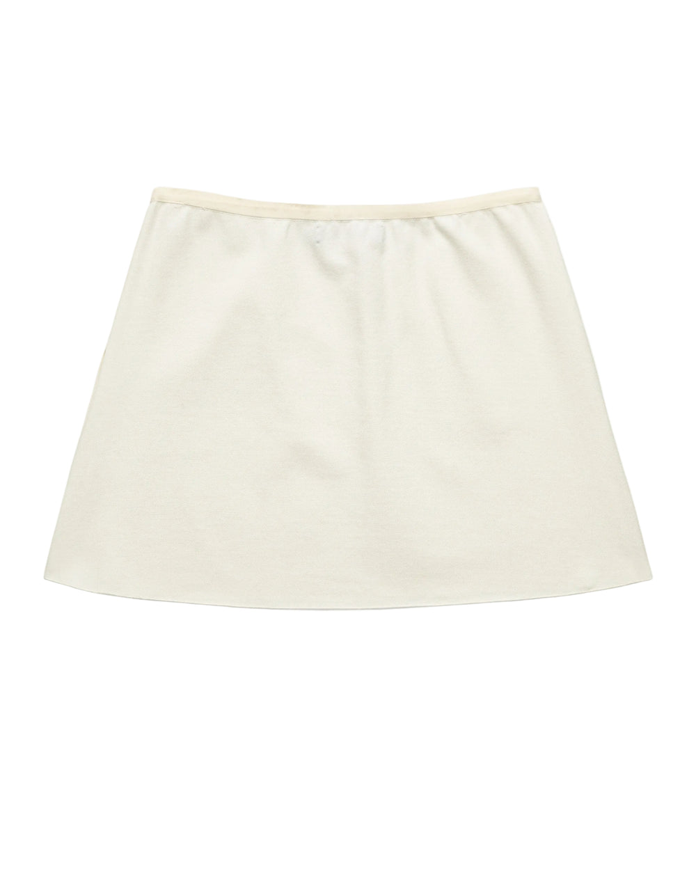 Court Stretch Slip Skirt in Tennis White