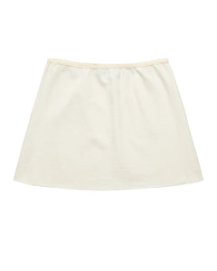 Court Stretch Slip Skirt in Tennis White