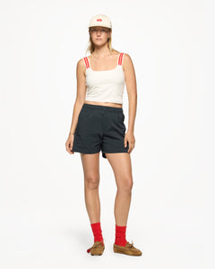 Court Stretch Tank in Tennis White