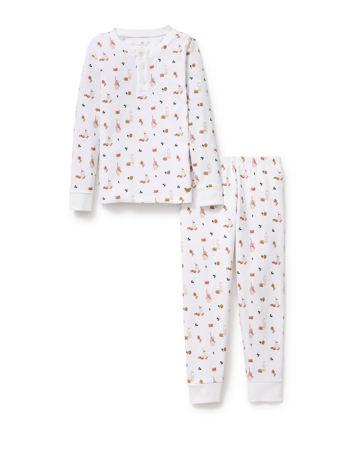 Kid’s Pima Snug Fit Pajama Set in Yuletide Treats
