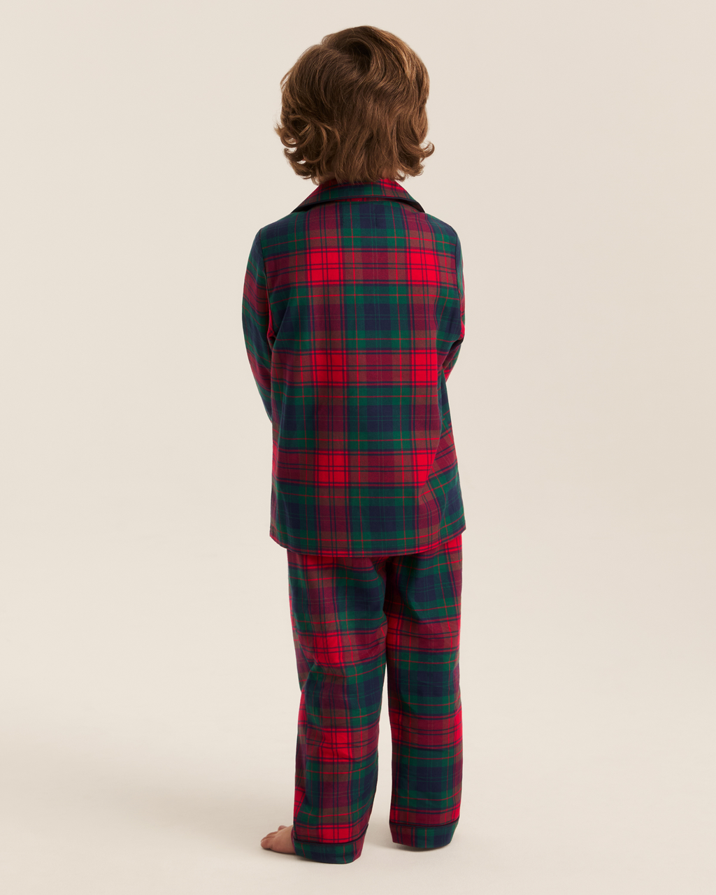 Kid’s Brushed Twill Pajama Set in St. James Tartan