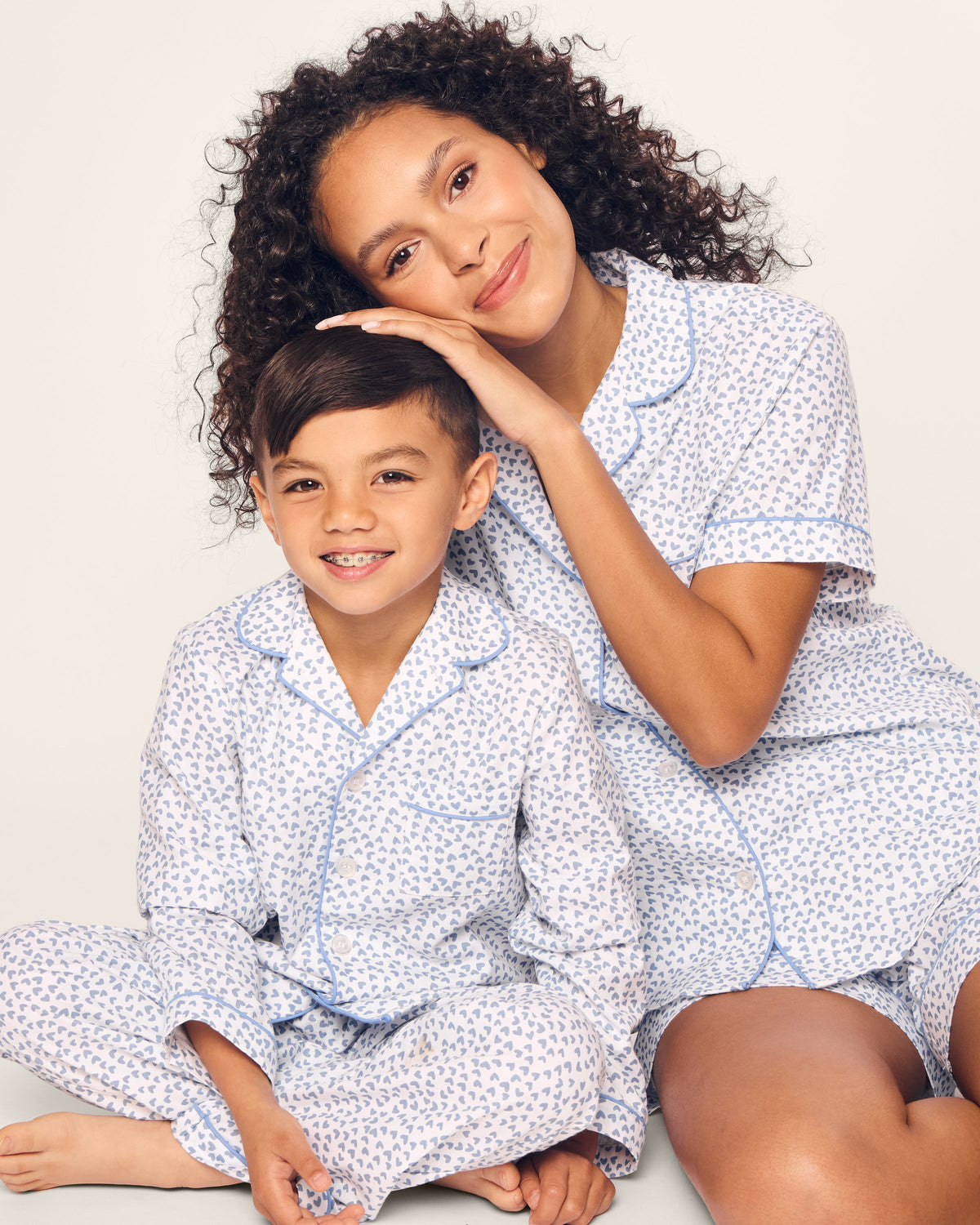 Kid’s Twill Pajama in Bluehearts