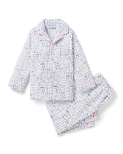 Kid's Twill Pajama Set in Baking Spirits Bright