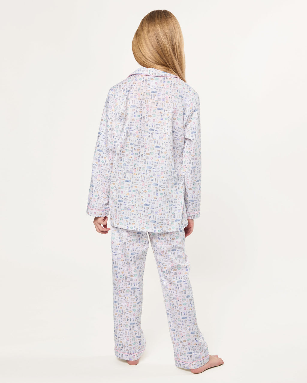 Kid’s Twill Pajama Set in Baking Spirits Bright