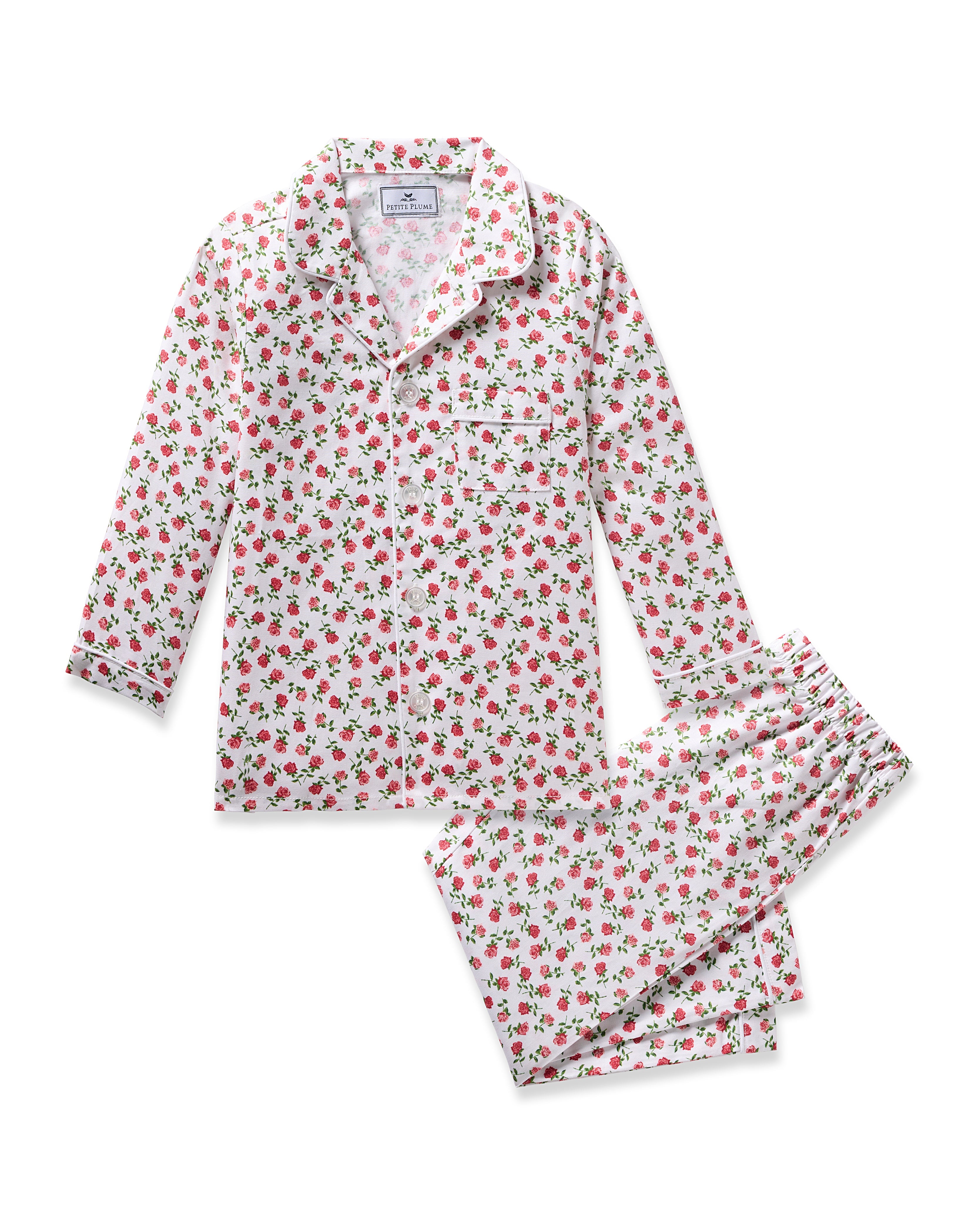 Kid’s Twill Pajama in Petite Petals