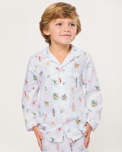 Kid's Twill Pajama Set in 12 Days of Christmas