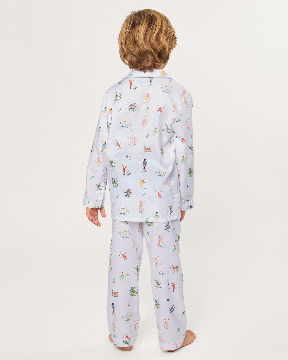 Kid's Twill Pajama Set in 12 Days of Christmas
