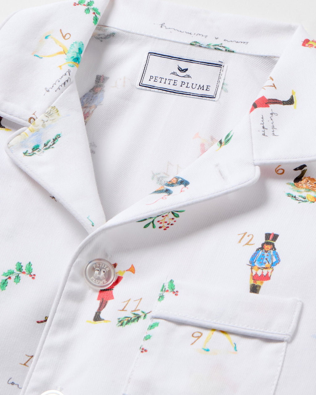 Kid’s Twill Pajama Set in 12 Days of Christmas
