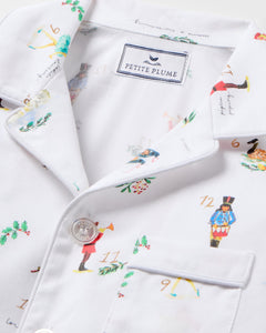 Kid's Twill Pajama Set in 12 Days of Christmas