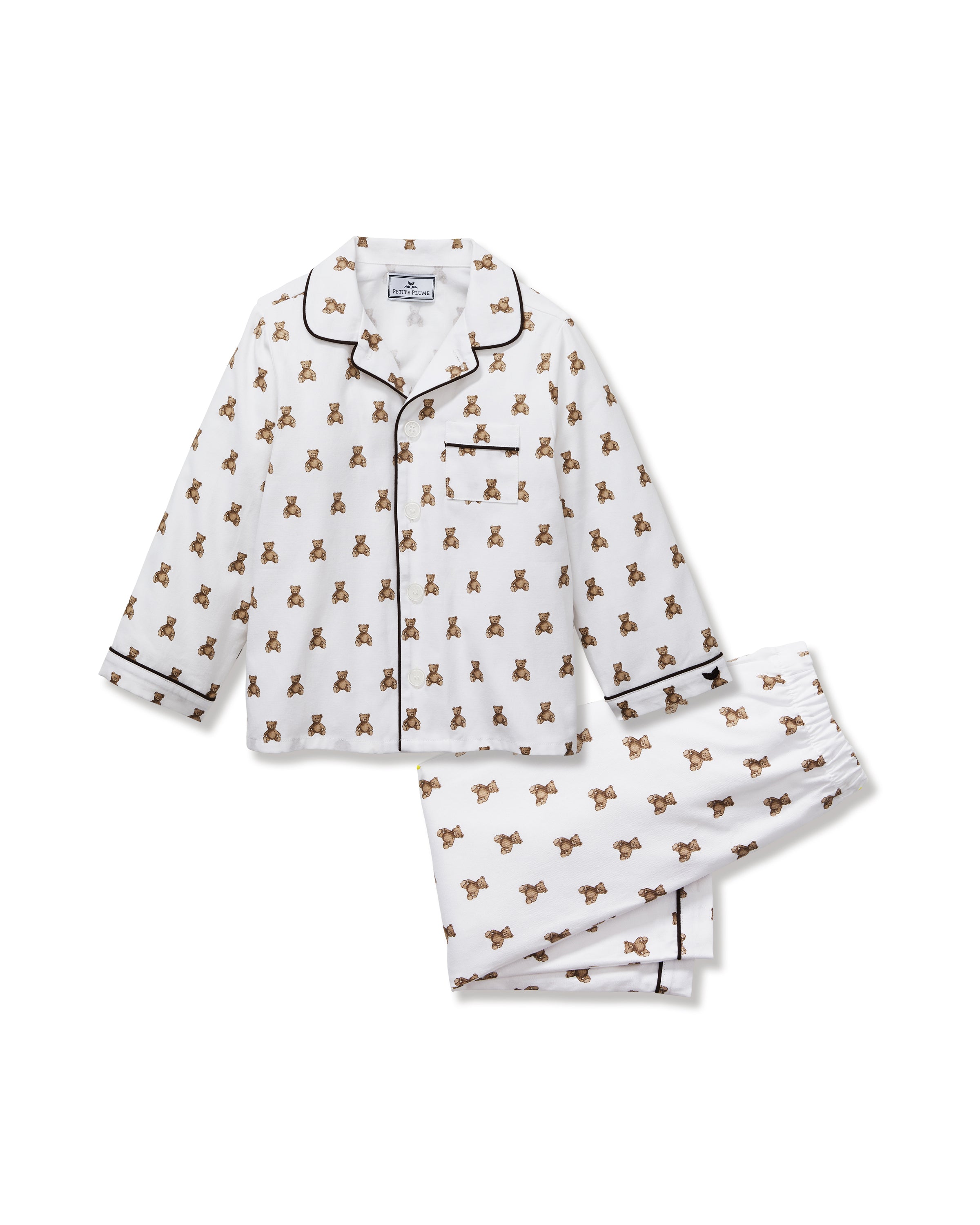 Kid's Twill Pajama Set Teddy Tales