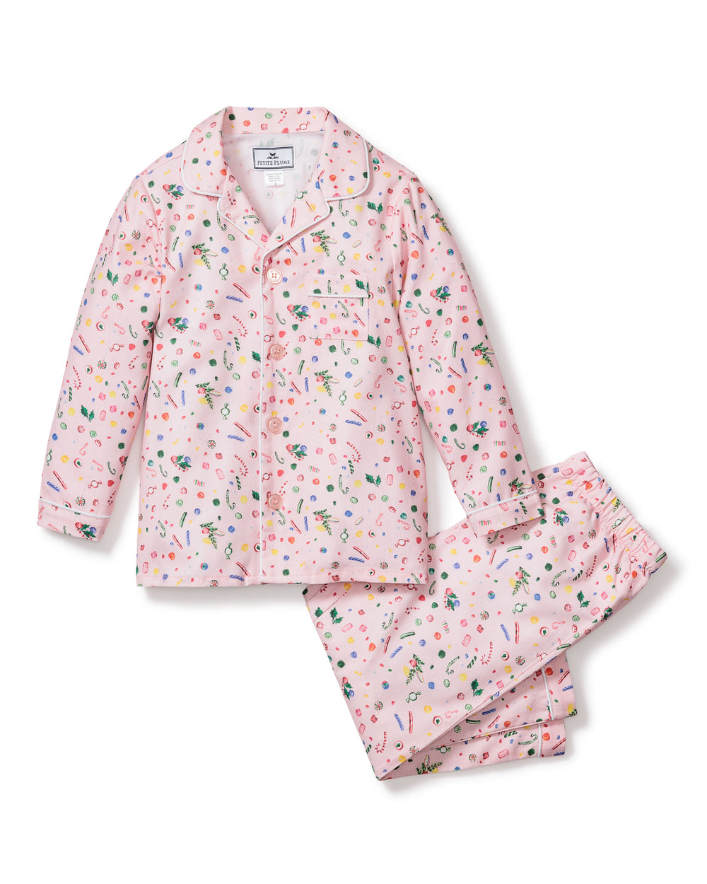 Kid’s Twill Pajama Set in Vintage Sweets
