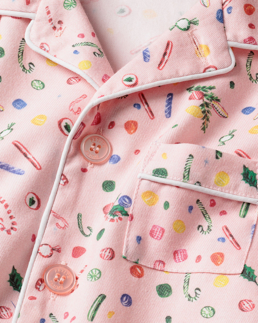 Kid’s Twill Pajama Set in Vintage Sweets