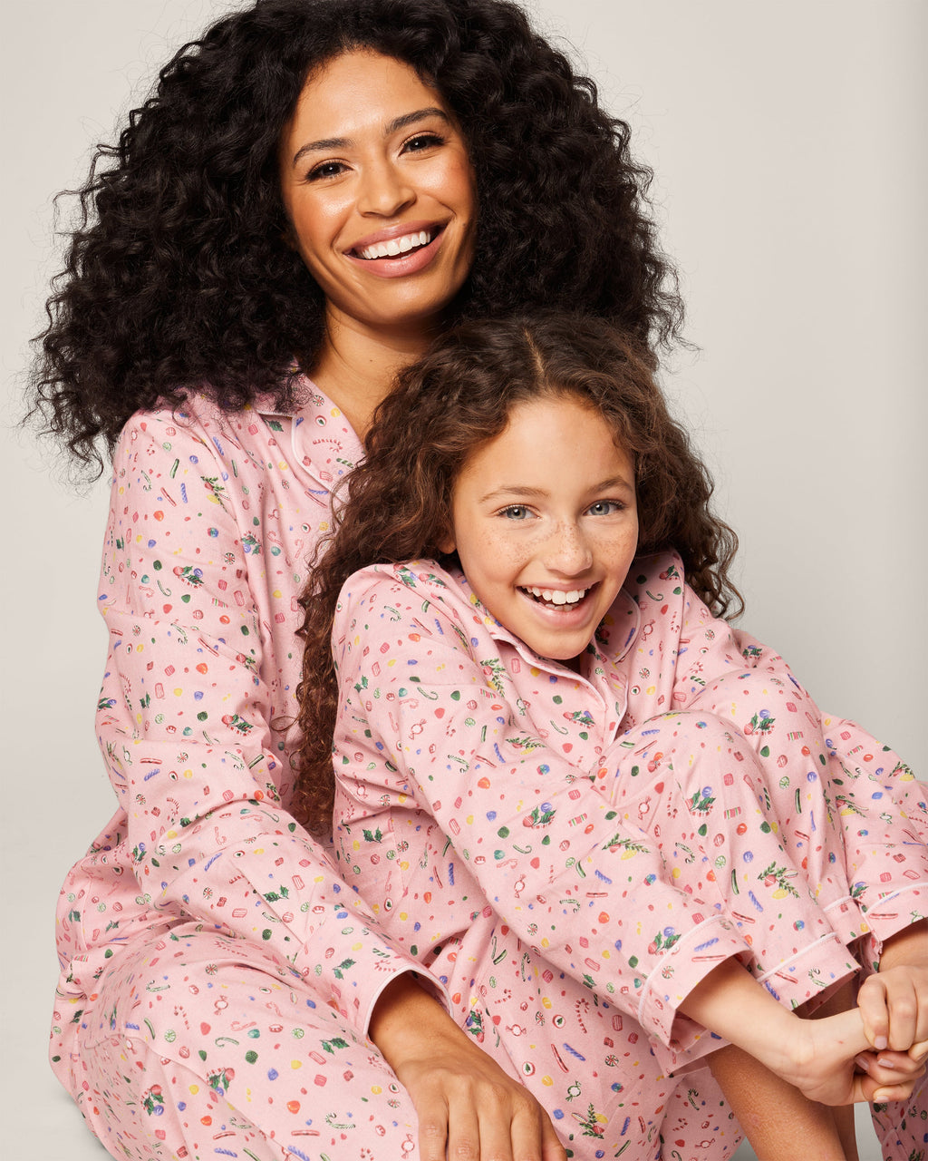 Kid’s Twill Pajama Set in Vintage Sweets