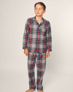 Kid’s Brushed Cotton Pajama Set in Westminster Tartan