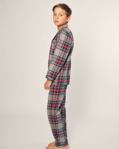 Kid’s Brushed Cotton Pajama Set in Westminster Tartan