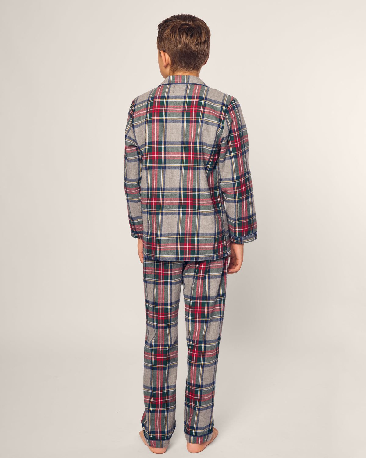 Kid’s Brushed Cotton Pajama Set in Westminster Tartan