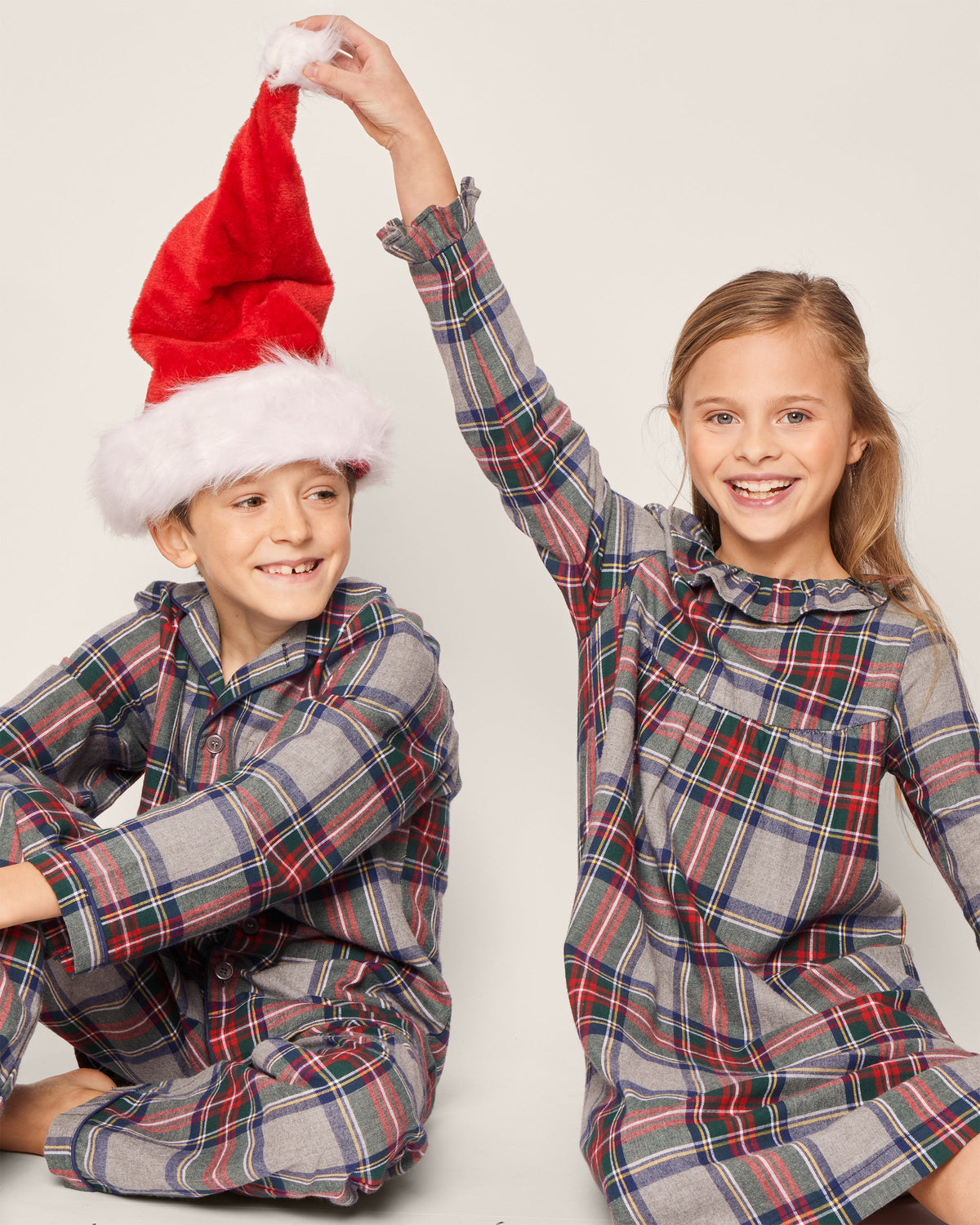 Kid’s Brushed Cotton Pajama Set in Westminster Tartan