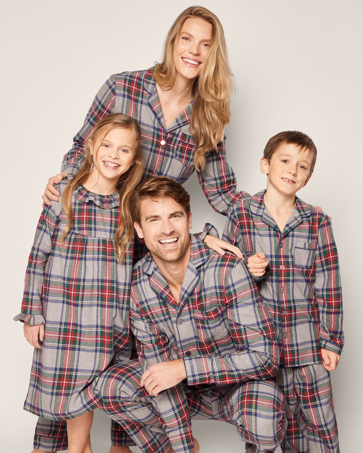 Kid’s Brushed Cotton Pajama Set in Westminster Tartan