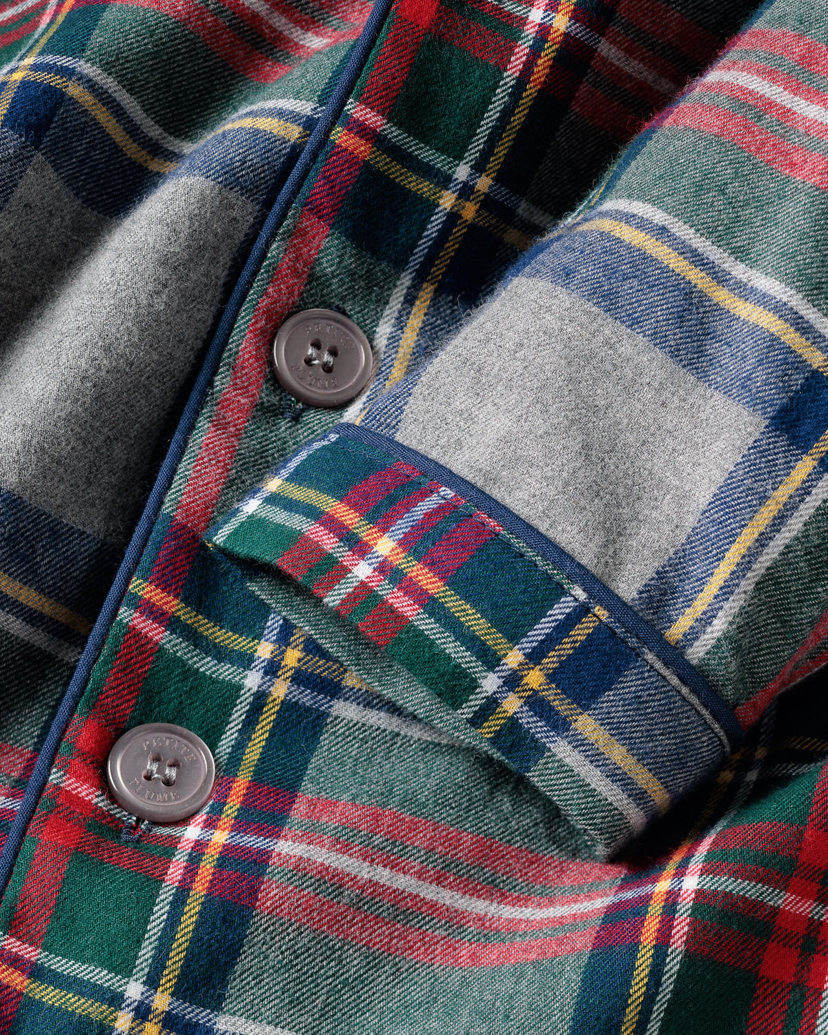 Kid’s Brushed Cotton Pajama Set in Westminster Tartan