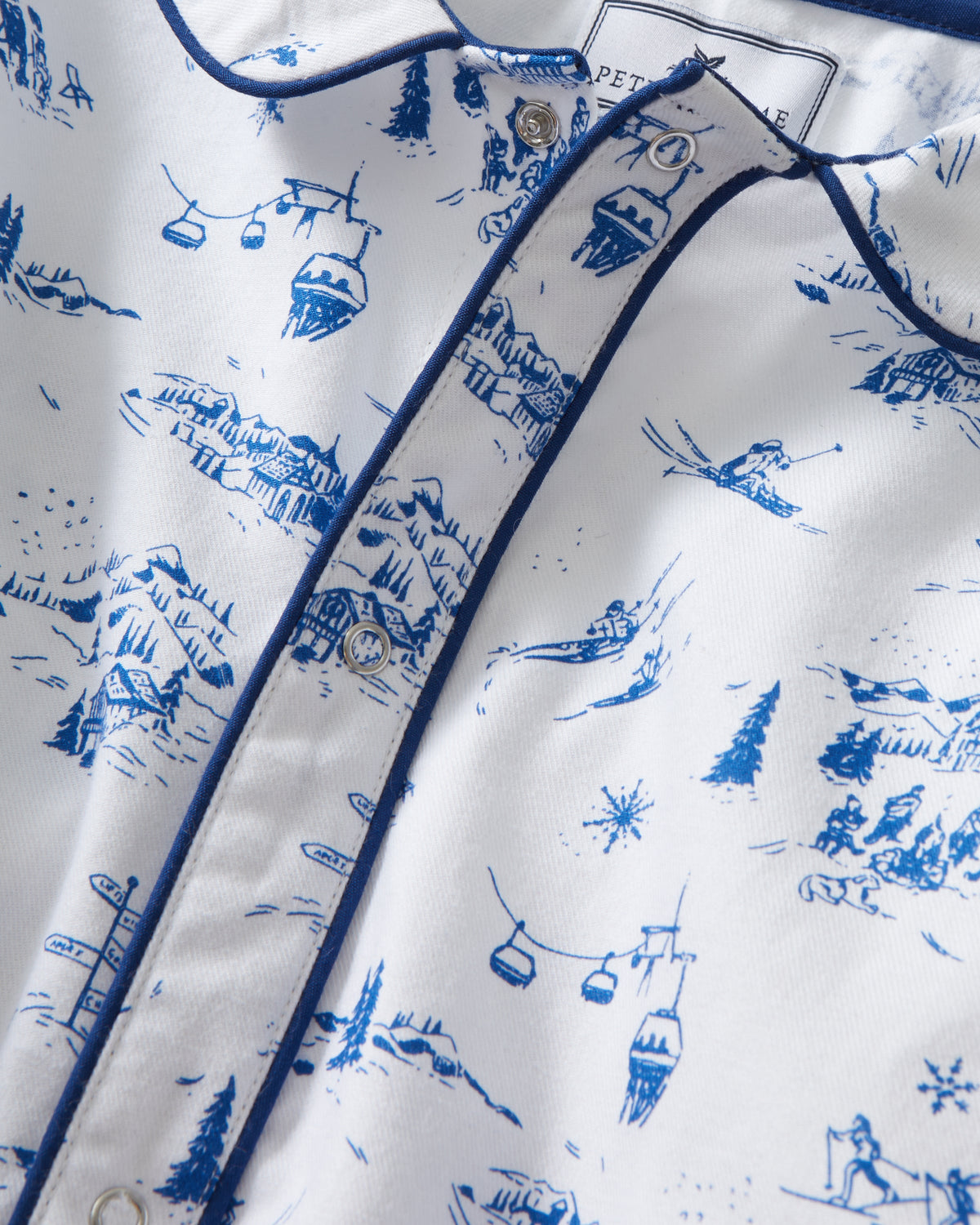 Baby’s Twill Cambridge Romper in Chalet Toile