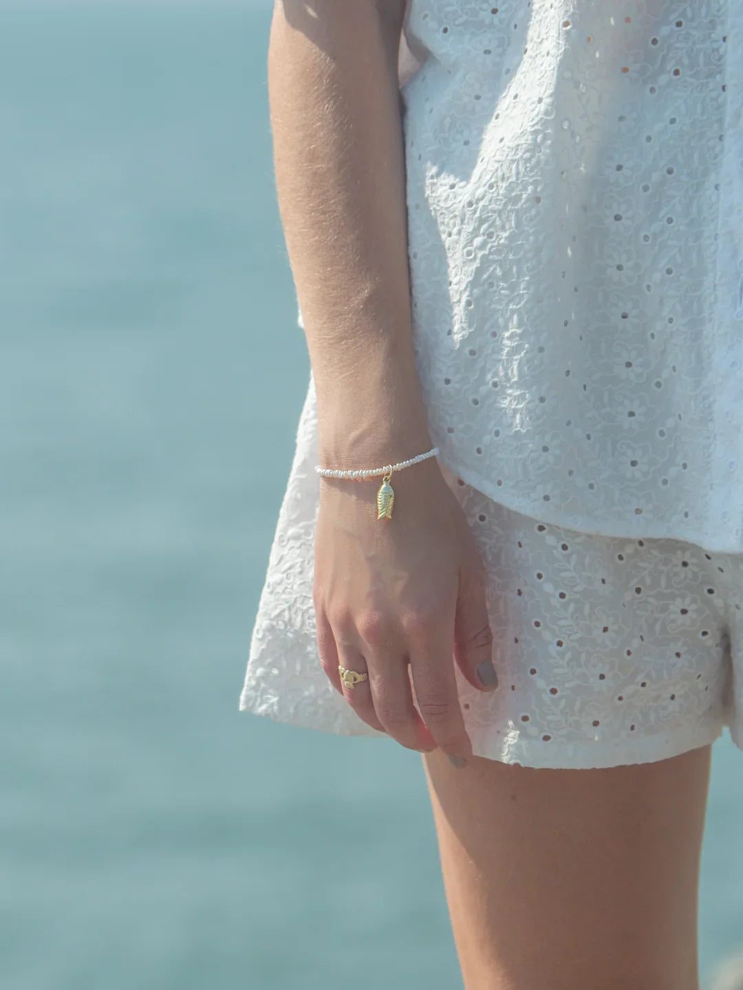 Fish Charm in Gold
