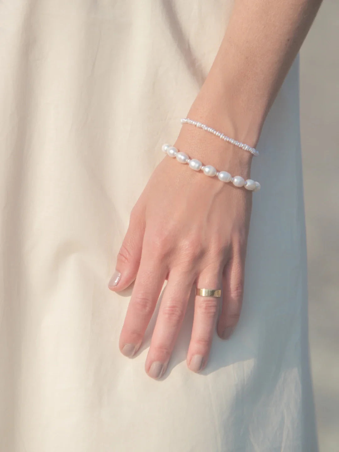 Crew Bracelet in White