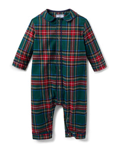 Baby's Brushed Twill Cambridge Romper in Kensington Tartan