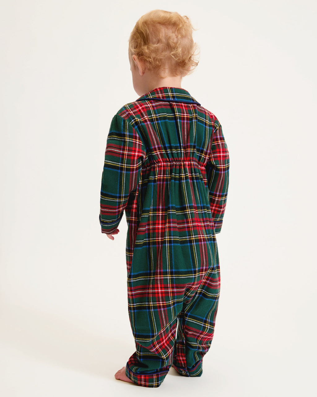 Baby’s Brushed Twill Cambridge Romper in Kensington Tartan
