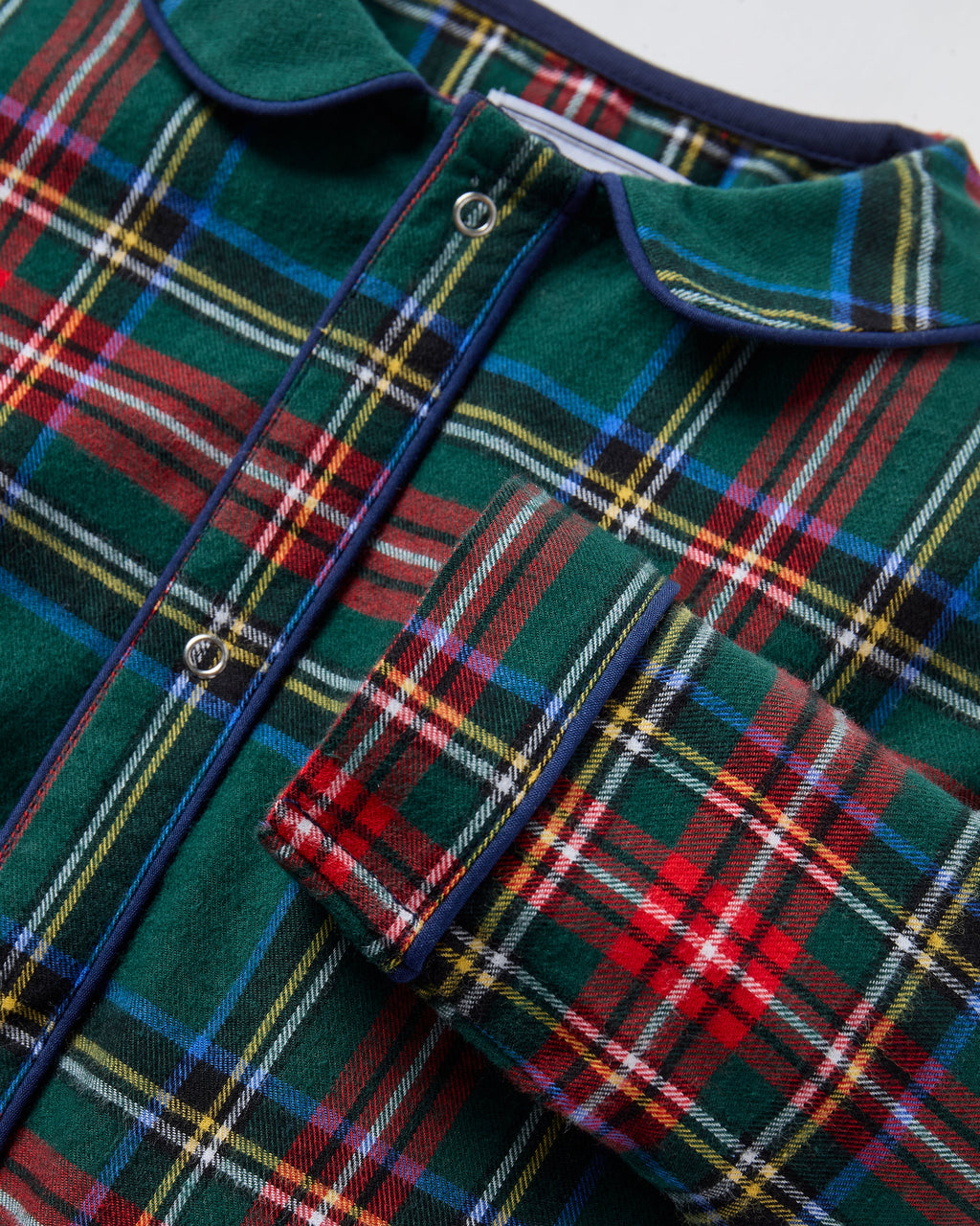 Baby’s Brushed Twill Cambridge Romper in Kensington Tartan
