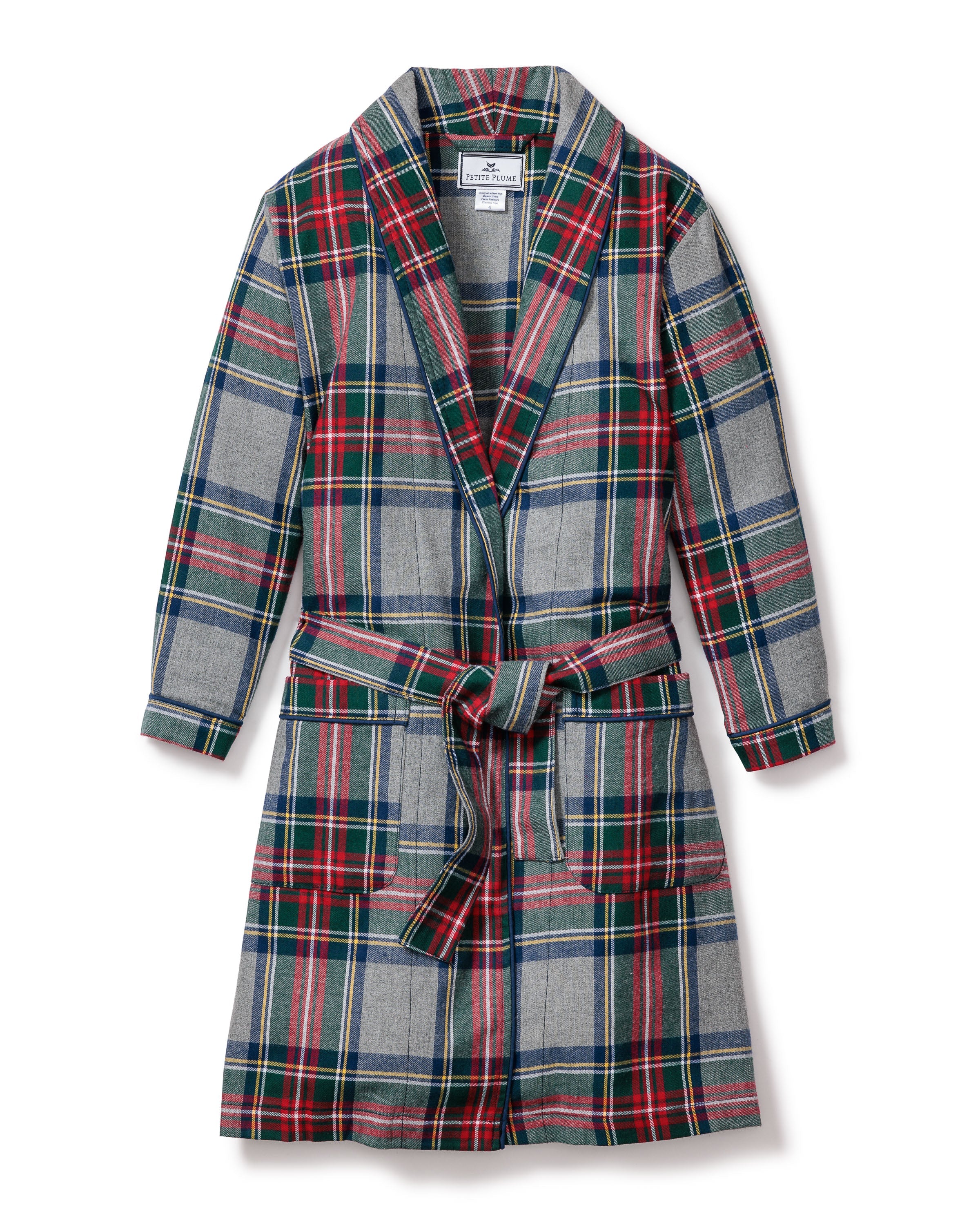 Kid’s Brushed Cotton Robe in Westminster Tartan