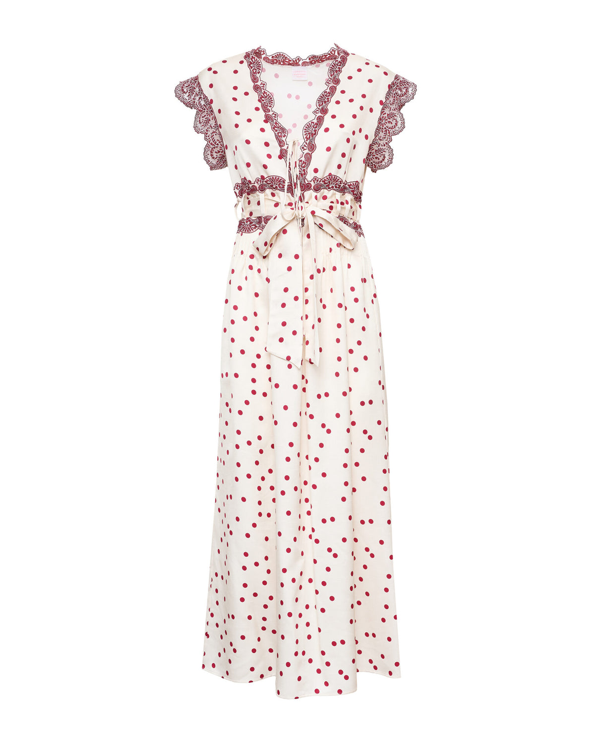 Croco Dress in Cherry Drops