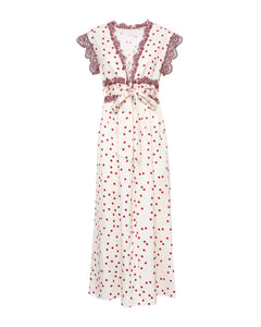 Croco Dress in Cherry Drops