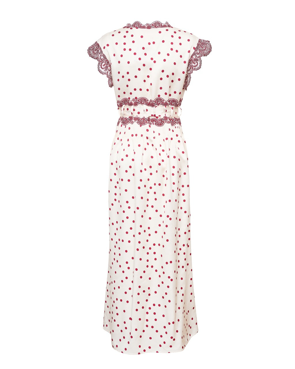 Croco Dress in Cherry Drops