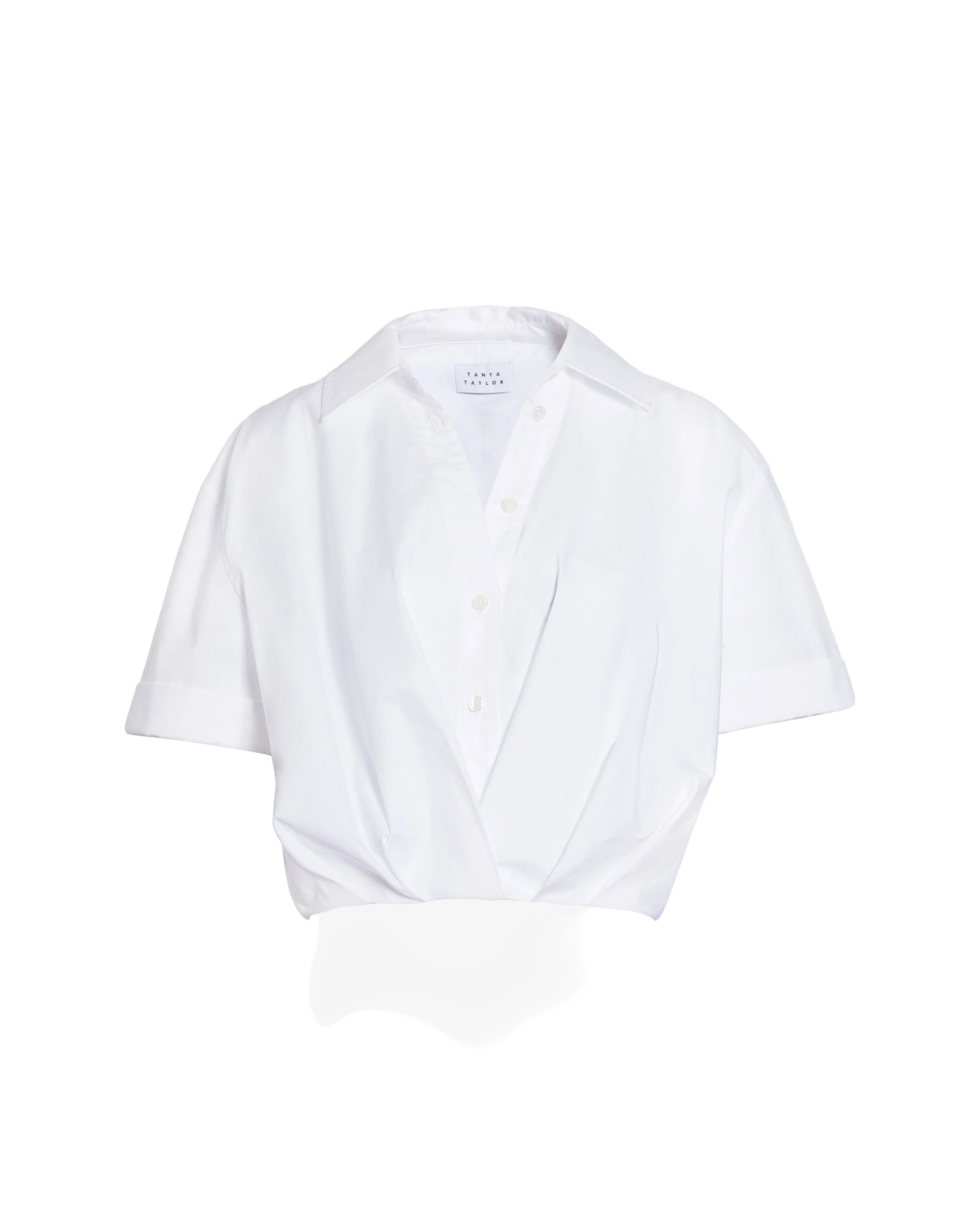 Cropped Oakley Top in Optic White