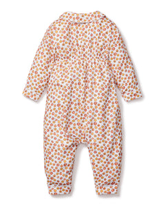 Baby's Twill Cambridge Romper in Pumpkin Patch