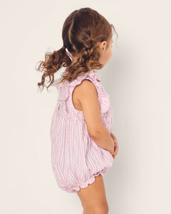 Baby’s Twill Ruffled Romper in Blush Boulevard