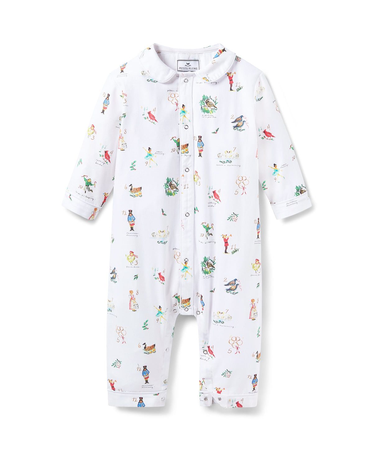 Baby’s Twill Cambridge Romper in 12 Days of Christmas