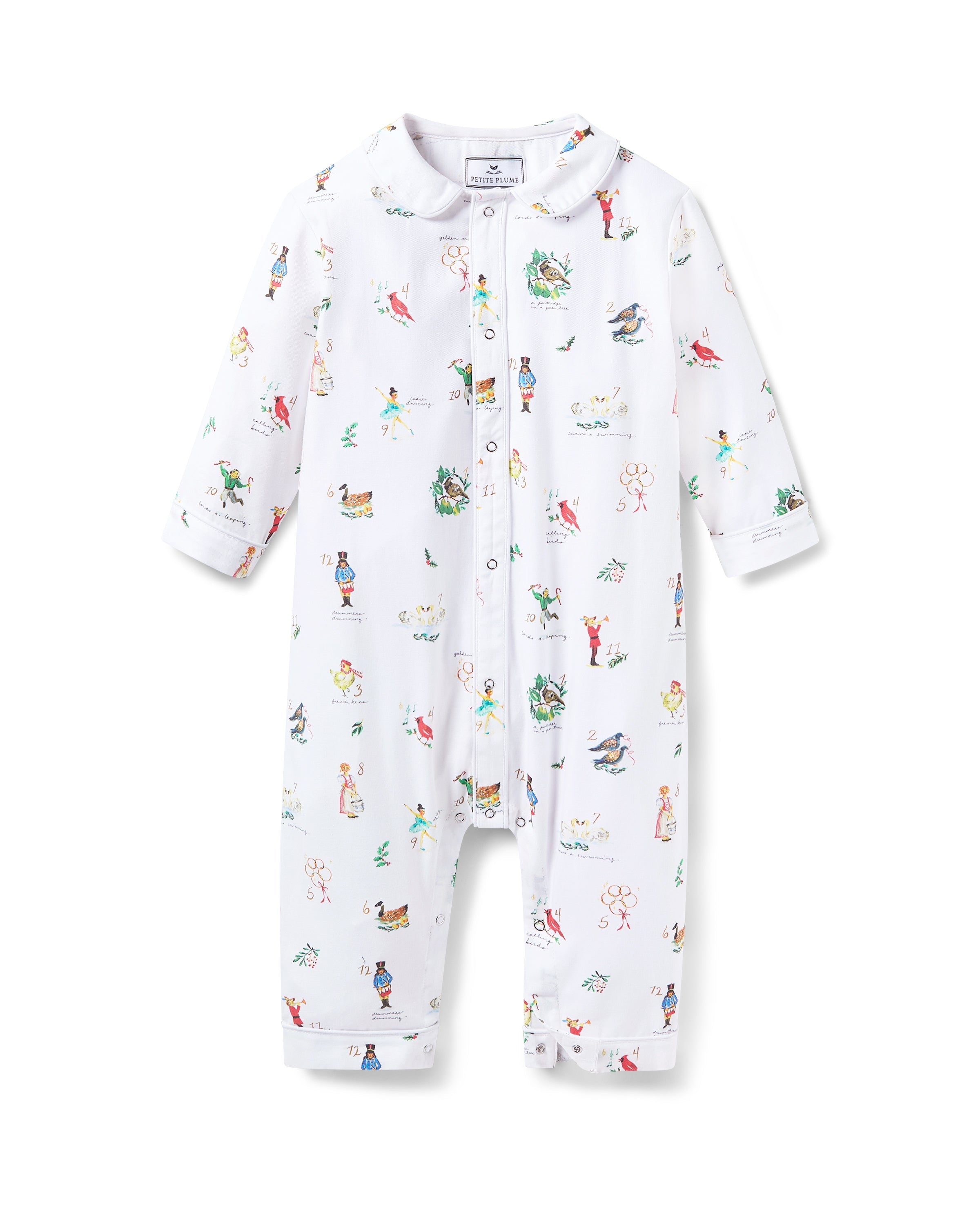 Baby's Twill Cambridge Romper in 12 Days of Christmas